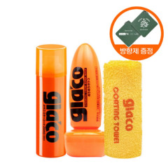 [방향제 증정] 소프트99 글라코 유리발수코팅 2종세트(사이드미러 코팅제 G65X+즉시건조 발수코팅제 G4X)